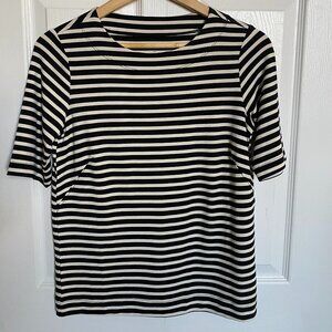 Duluth Trading Company Women's XS Scoopneck Striped Shirt